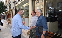 BAŞKAN TUTUK ESNAFIN YANINDA