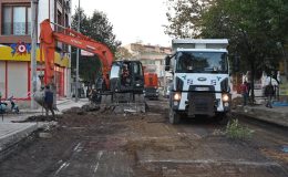 VATAN CADDESİ’NDEKİ 40 YILLIK DEĞİŞİMDE ASFALTA HAZIRLIK BAŞLADI