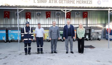 ATIK GETİRME MERKEZİ ÇİFTLİKKÖY’DE HİZMETE GİRDİ