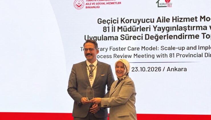YALOVA, GEÇİCİ KORUYUCU AİLE MODELİ’NDE İLK YERLEŞTİRMEYİ GERÇEKLEŞTİREN İL OLARAK ÖDÜLLENDİRİLDİ