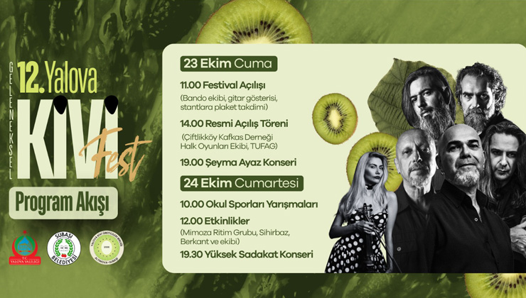 Yalova Kivi Festivali 23-24 Ekim’de